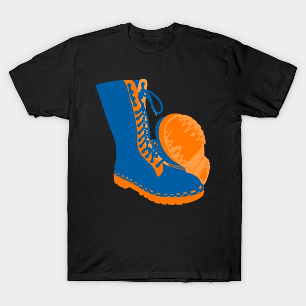 Dr. Martens - Blue & Orange T-Shirt by The3rdMeow